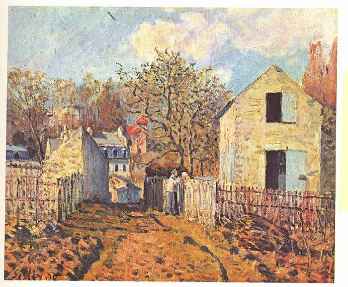 Alfred Sisley Dorf von Voisins